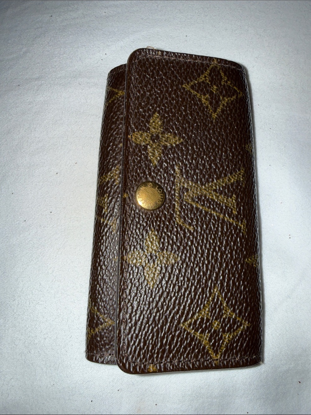LV Monogram Canvas Snap for keys.